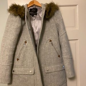 Jcrew Wool Coat Gray Size 0